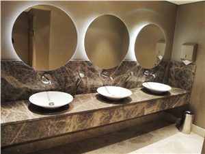 Fethiye Dark Emperador Marble Countertop, Best Selling Marble Countertop, Dark Emperador Bathroom Marble Countertop,Dark Marble Countertops, Coffe Brown Marble Vanity Tops, Island Tops Ns-M3/D02