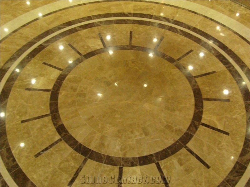 Polished Emperador Light Marble Tiles, 18x18 Marble Granite Kitchen Floor Tile- Emperador Dark/Light, Light Emperador, Light Brown Marble Ns-M3/D07