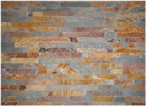 China Rust Slate Decorative Facade Multicolor Wall Panel