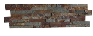 China Rust Slate Decorative Facade Multicolor Wall Panel