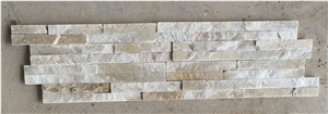 Slate Decorative Stacked Stone Veneer, Facade Beige Panel