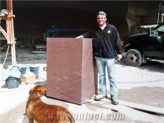 Colorado Rose Red Granite Blocks