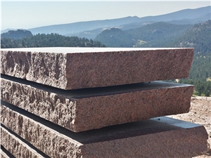 Colorado Rose Red Granite Blocks