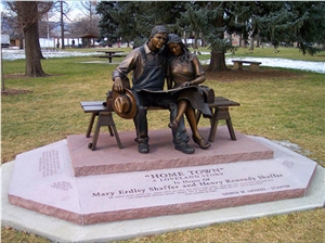 Colorado Rose Red Granite Civic Memorials