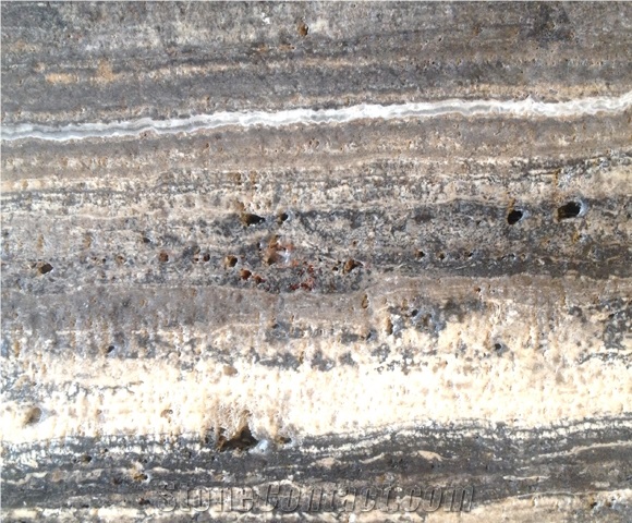 Grey Snake Travertine Tiles & Slabs, Grey Travertine Tiles & Slabs Mexico