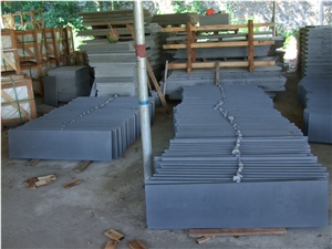 Hainan Grey Andesite Basalt Small Slab, China Grey Basalt