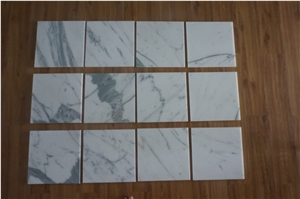 Statuario Venato Marble Block, Italy White Marble