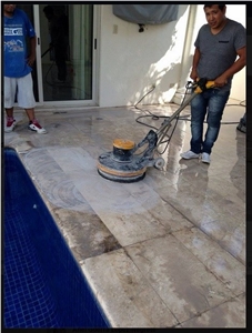 Gris Coral Pool Coping, Landscaping Stones, Pool Coping, Grey Marble Mexico Pool Coping