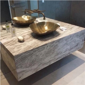 Jaspe Rose Marble Bathroom Vanity Top, Pink Marble Mexico Bath Top