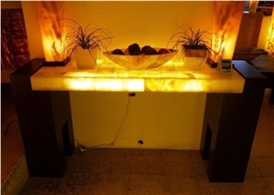 Translucent Backlit Onyx Countertops