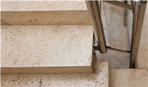 Cafe Penuela Limestone Stairs, Steps, Beige Limestone Stairs & Steps Mexico