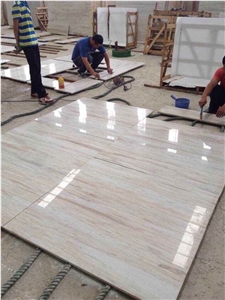 Wooden Vein Marble - Polished, White Vein Stone, Flooring, Building, Decorative