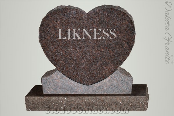 Rushmore Mahogany Granite Monument