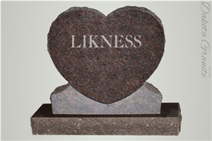 Rushmore Mahogany Granite Monument