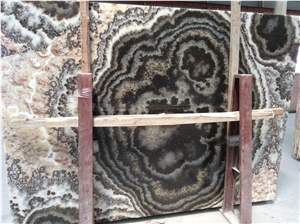Black Fantastic Onyx Tiles and Slabs