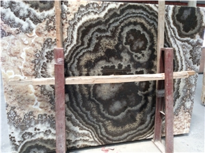 Black Fantastic Onyx Tiles and Slabs