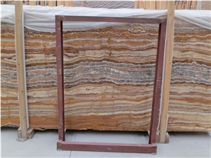Brown Fantastic Onyx Tiles and Slabs