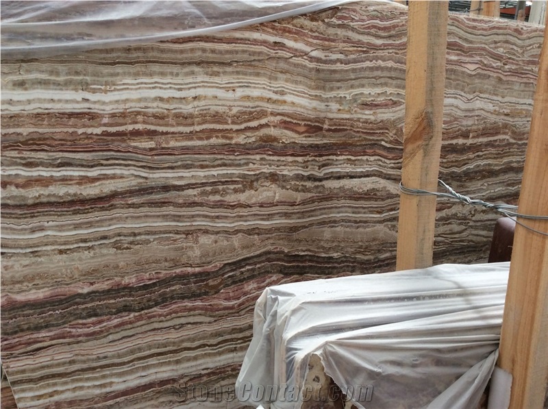 Brown Fantastic Onyx Tiles and Slabs