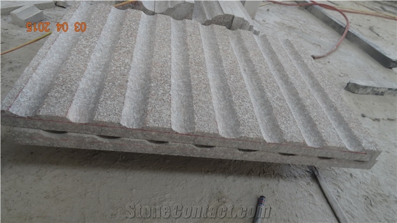 G664 Granite Blind Stone Pavers, Pink Granite Blind Paving Stone
