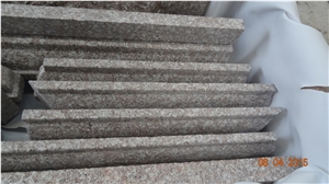 G664 Granite Blind Stone Pavers, Pink Granite Blind Paving Stone