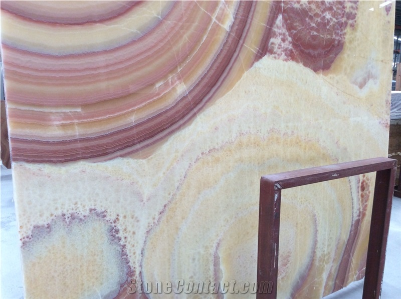 Yellow Fantastic Onyx Tiles and Slabs
