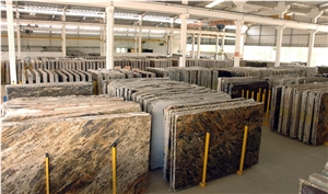 Golden Thunder Granite Slabs Golden Thunder Granite Slabs
