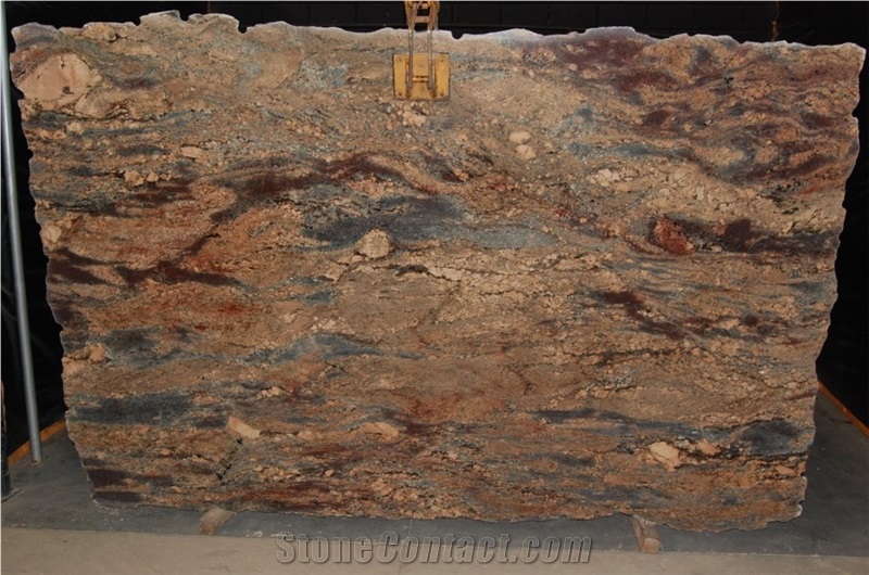 Juparana Crema Bordeaux Granite Tiles & Slabs, Brown Granite Brazil Tiles & Slabs