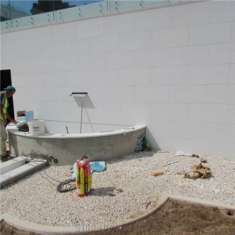 Lagoa Premium Marble Wall Covering, White Marble Portugal Wall Cladding