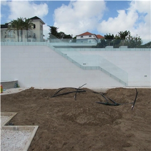 Lagoa Premium Marble Wall Covering, White Marble Portugal Wall Cladding