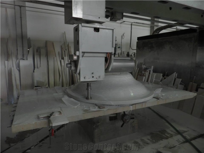 Branco Estremoz Marble Carving Fountain, White Marble Portugal Fountain