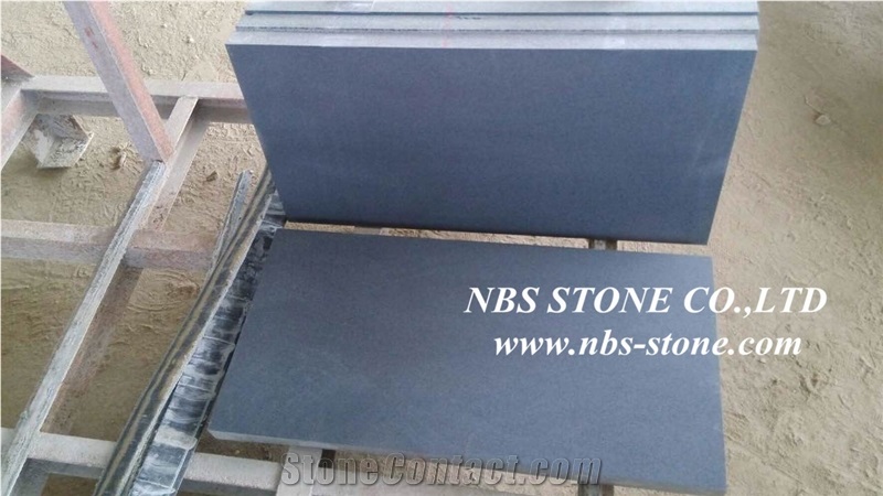 China Black Basalt Tiles & Slabs, Hainan Black Basalt / Hainan Basalt /Lava Stone /Basaltina /Basalto /Walling ,Flooring,Cladding