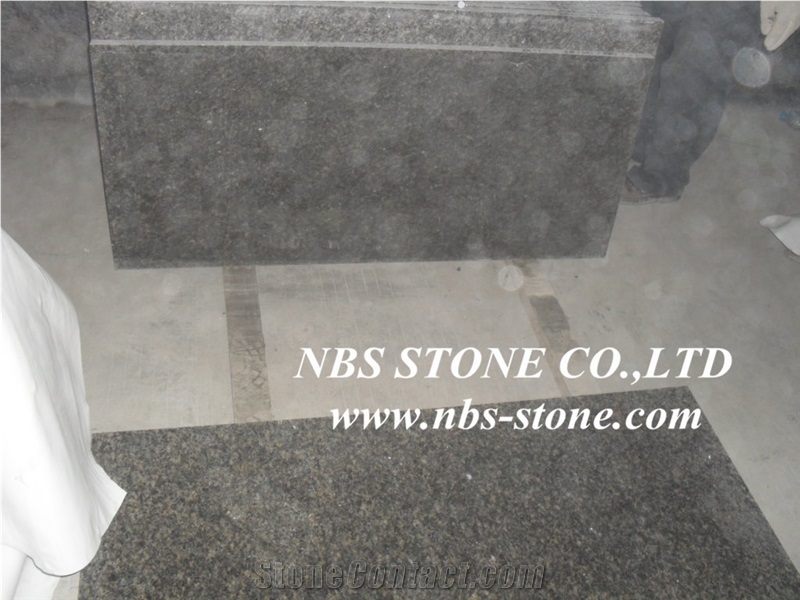 China Ice Brown Granite Slabs & Tiles, China Brown Granite