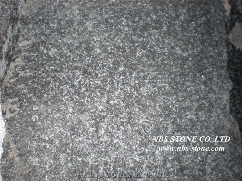 Snowflake-Black Granite Slabs&Tiles