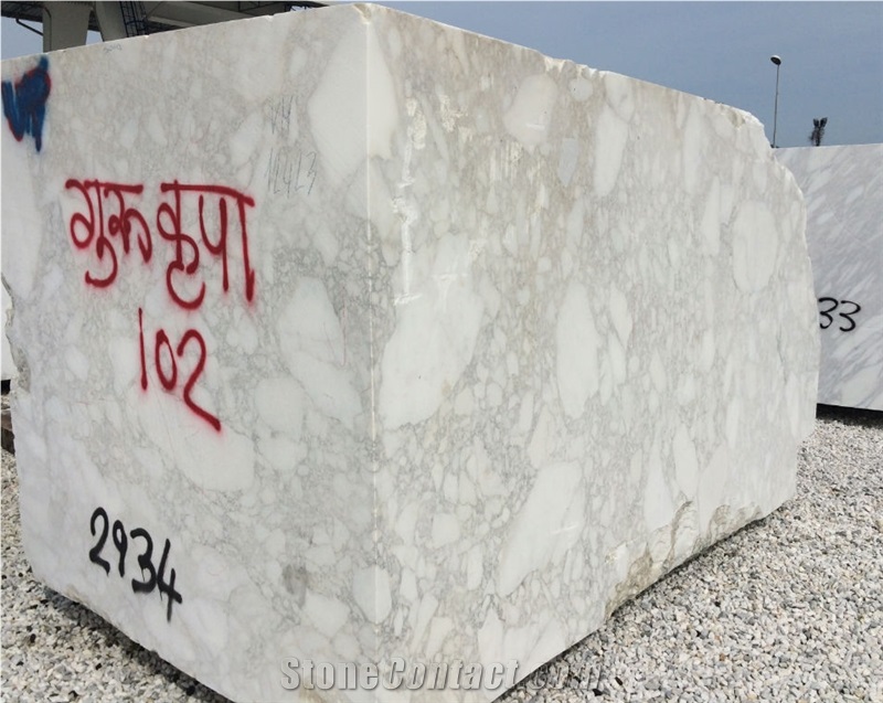 Calacatta Vagli Oro Blocks, White Marble Italy Blocks