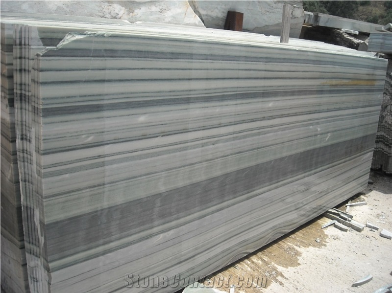 Cipollino Marble Tiles & Slabs, Green Greece Marble Tiles & Slabs