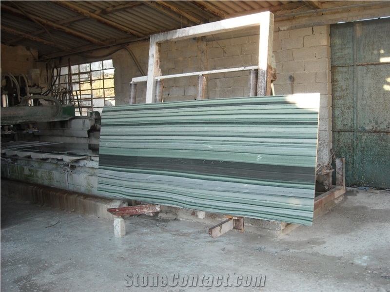 Cipollino Marble Tiles & Slabs, Green Greece Marble Tiles & Slabs