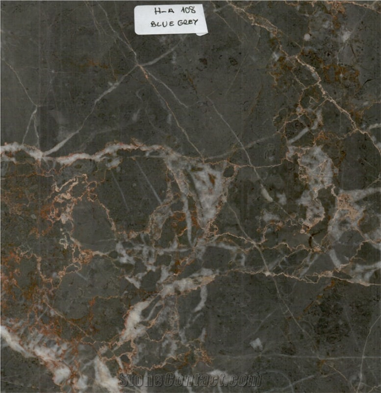 Blue Grey Marble Blocks