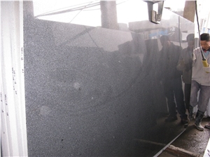 Chinese G654 Dark Grey Granite Slabs/Polished/Flamed/Honed Slabs, China Black Granite