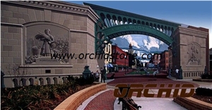Carved Marble Door Sill & Window Cill, Beige Marble Gates & Fence Carved Marble Door Sill & Window Cill, Beige Marble Gates & Fence