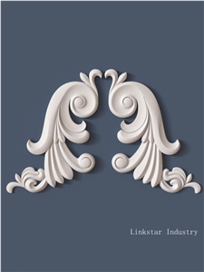 White Quartzite Wall Relief, 3d Decor Stone Engravings Wall