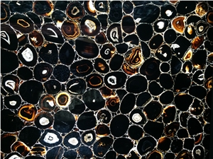 Black Agate Gem Stone/Semi Precious Stone Slabs & Tiles,Agate Black Semiprecious Stone Panel Black Agate Gem Stone/Semi Precious Stone Slabs & Tiles,Agate Black Semiprecious Stone Panel
