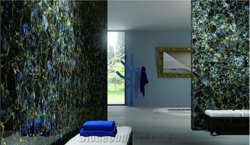 Labradorite Gem Stone Slabs & Tiles, Wall Covering,Semi Precious Stone Panels