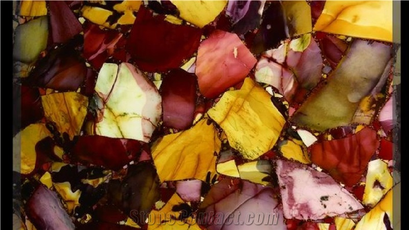 Multi Red Jasper Semiprecious Stone Bar Tops