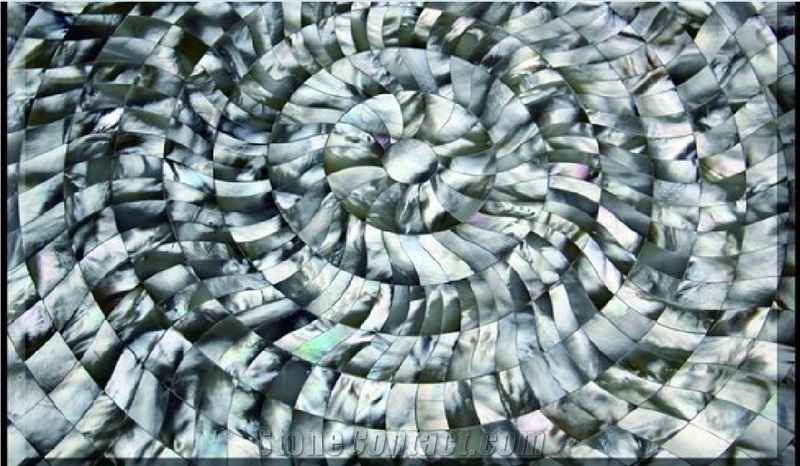 Shell Mosaic Gem Stone Moaic Pattern