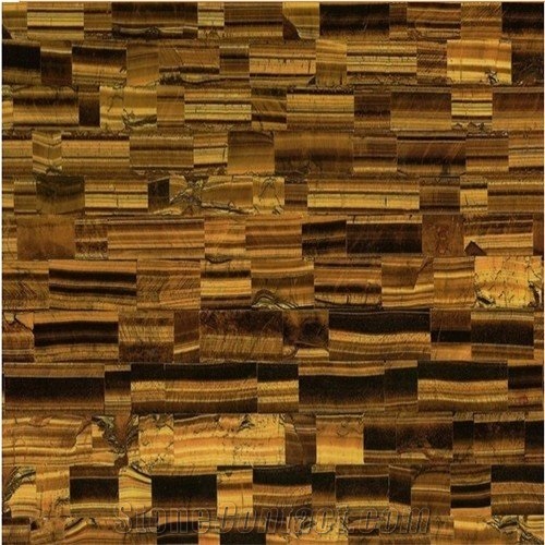 Yellow Tiger Eye Gem Stone Slabs&Tiles,Yellow Semi-Precious Tiger Eyes Slabs,Golden Tiger Gem Stone for Wall Panel