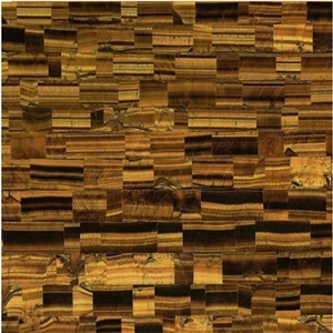 Yellow Tiger Eye Gem Stone Slabs&Tiles,Yellow Semi-Precious Tiger Eyes Slabs,Golden Tiger Gem Stone for Wall Panel