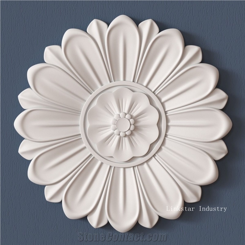 3d Decorative Stone Etchings Wall Panelling, White Quartzite Etchings