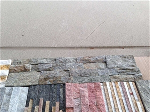 China Multicolor Slate Cultured Stone,Stacked Stone/Ledge Stone/Stacked Stone Wall Panel Cladding