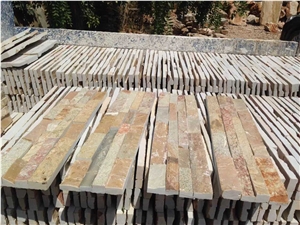 China Multicolor Slate Cultured Stone,Stacked Stone/Ledge Stone/Stacked Stone Wall Panel Cladding