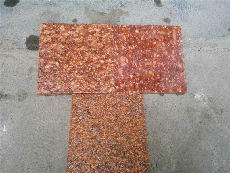 Low Price, China Azalea Red Granite Slabs & Tiles